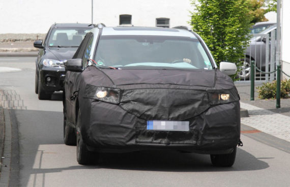 新一代讴歌MDX谍照曝光 2013年底上市