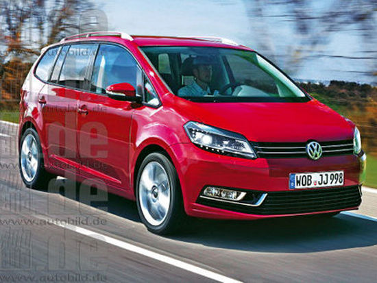 新一代大众途安细节曝光 2014年发布