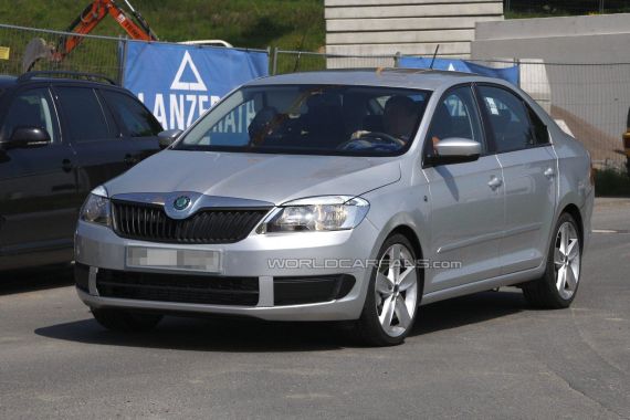 斯柯达Rapid 谍照曝光 2013年上市