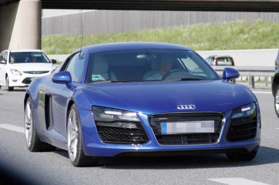 新款奥迪R8谍照曝光 莫斯科车展首发