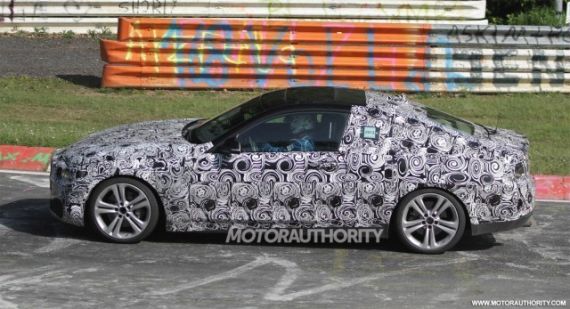 宝马4系Coupe与敞篷谍照曝光 2014年上市