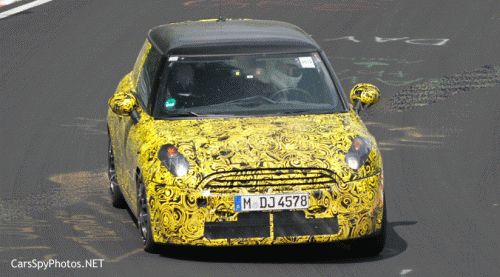 全新MINI COOPER三门两厢最新谍照曝光