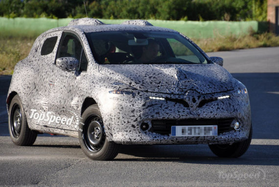 2013款雷诺Clio最新谍照 巴黎车展首发