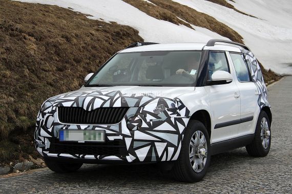 新款斯柯达Yeti谍照曝光 预计2013年国产