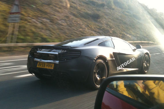 迈凯轮MP4-12C敞篷版谍照曝光 年底发布