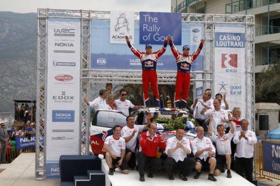 横扫WRC 雪铁龙希腊站再度包揽冠亚军