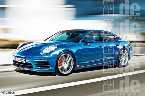 剑指奔驰CLS 新款保时捷Pajun细节曝光