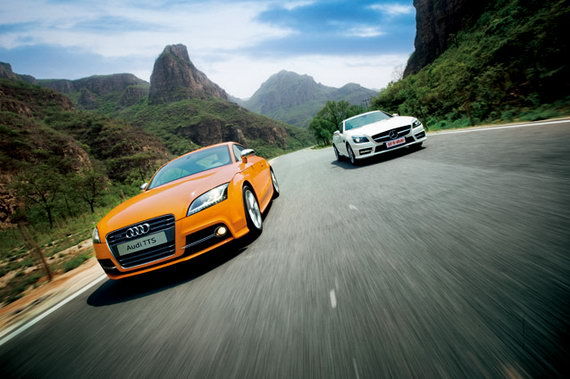 德才兼备--对比试驾奔驰SLK与奥迪TTS