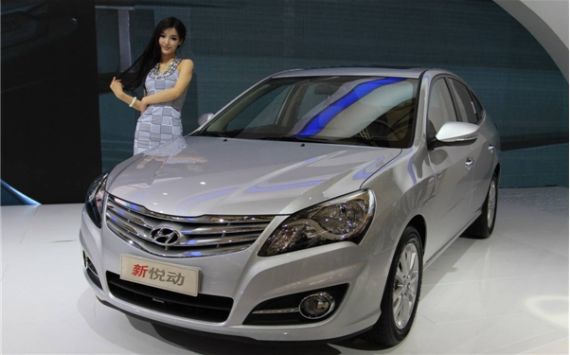 北京现代悦动搭载四安全气囊 γ发动机