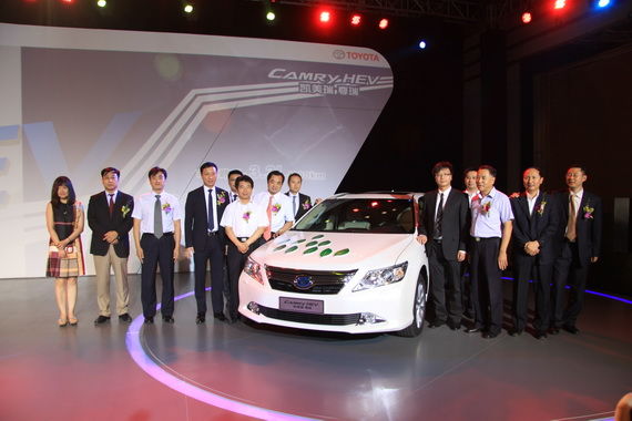 凯美瑞尊瑞混动车型北京地区上市发布