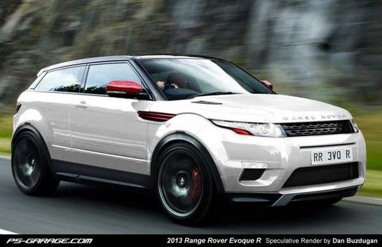 路虎揽胜极光R高性能车型假想图曝光