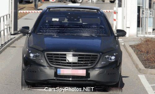 全新奔驰S级Pullman测试谍照曝光