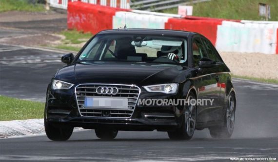 新款奥迪S3无伪装谍照曝光 明年上市