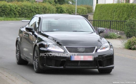 雷克萨斯IS F敞篷车谍照曝光 明年发布