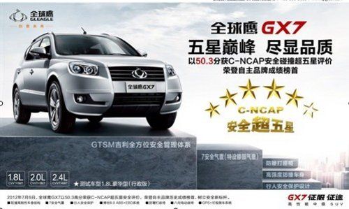 来之不易的超五星--吉利的蜕变