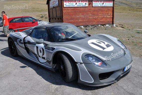 保时捷918Spyder最新谍照 内饰首度曝光