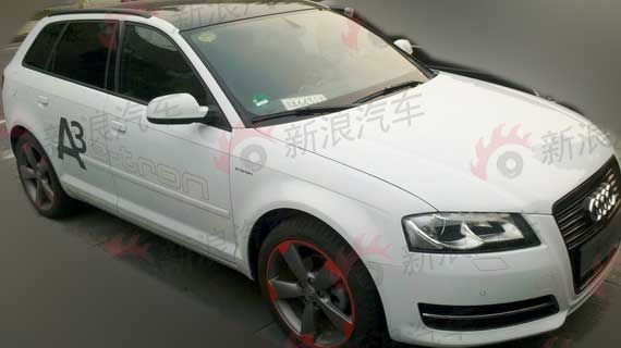 奥迪A3 e-tron电动车谍照 续航140公里