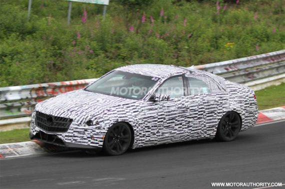 新一代凯迪拉克CTS谍照曝光 明年发布