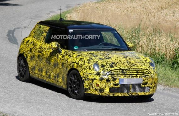 配三缸发动机 2013款MINI Cooper谍照曝光