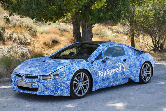 宝马i8量产版内饰谍照曝光 2014年上市