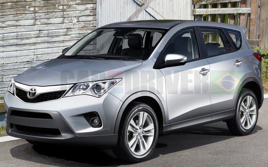 明年国产换代 第四代丰田RAV4效果图曝光