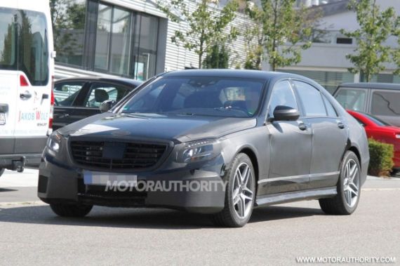 2014款奔驰S63 AMG谍照曝光 明年发布