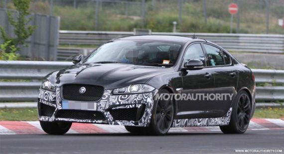 2013款捷豹XFR-S谍照曝光 11月亮相