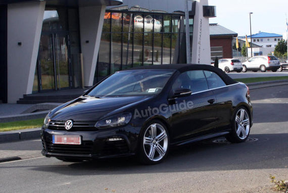 2014新款高尔夫R敞篷车无伪装谍照曝光