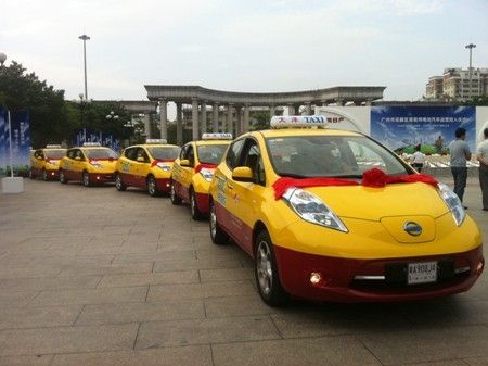 日产纯电动汽车广州花都正式投入运营