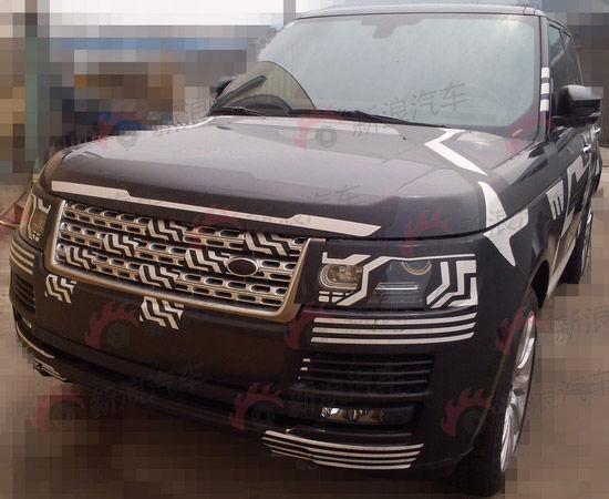 或将同步上市 全新揽胜国内谍照曝光