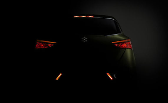 铃木S-Cross概念车预告图 巴黎车展首发