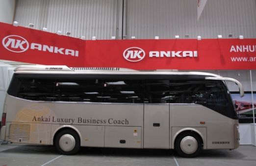 安凯客车亮相汉诺威 上演“中国风”