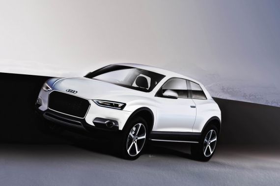 奥迪Crosslane Coupe概念车亮相巴黎车展