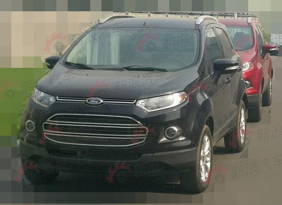 增加备胎罩 长安福特量产翼搏实车曝光