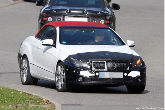 中期改款奔驰E级敞篷跑车谍照曝光