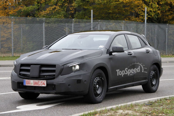 奔驰GLA 最新谍照曝光 预计2014年上市