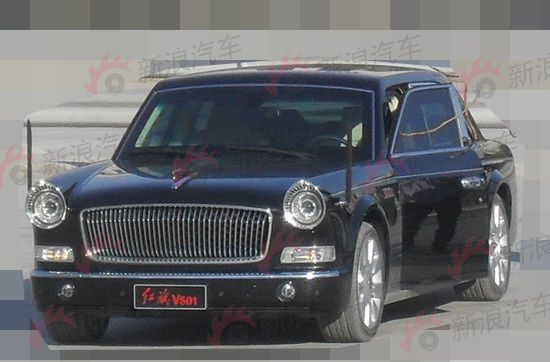 车身结构变化明显 红旗L7短轴版车型曝光