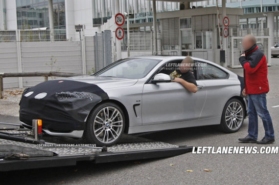 宝马4系Coupe谍照曝光 将亮相底特律车展