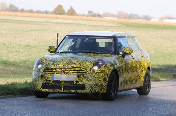 全新MINI五门掀背谍照曝光 2013年底上市