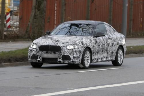 宝马2系Coupe谍照首度曝光 明年底发布