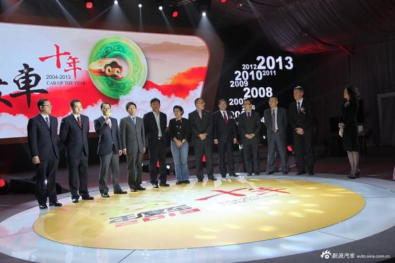 年度车2013获奖代表：祝福来年收获更多
