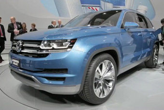 视频：大众CrossBlue概念车北美车展实拍