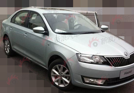 有别于海外版 上海大众斯柯达Rapid曝光