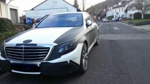 新款奔驰S级最新谍照曝光 年内发布