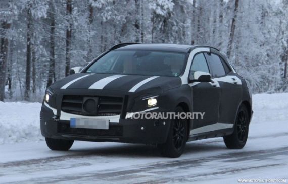 2014款奔驰GLA级谍照曝光 预计年底上市