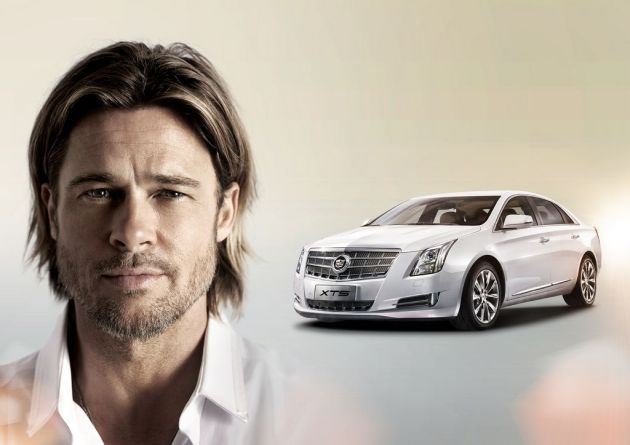 布拉德·皮特代言全新凯迪拉克XTS轿车