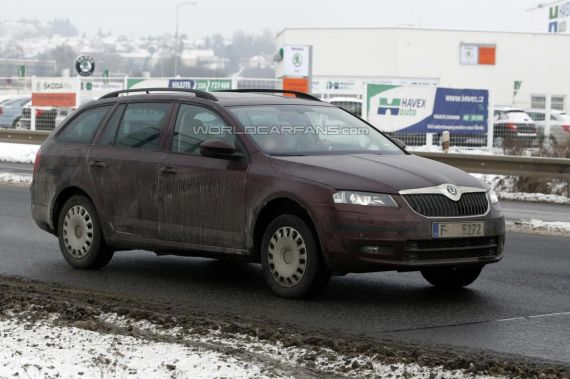 新一代斯柯达明锐旅行版谍照曝光