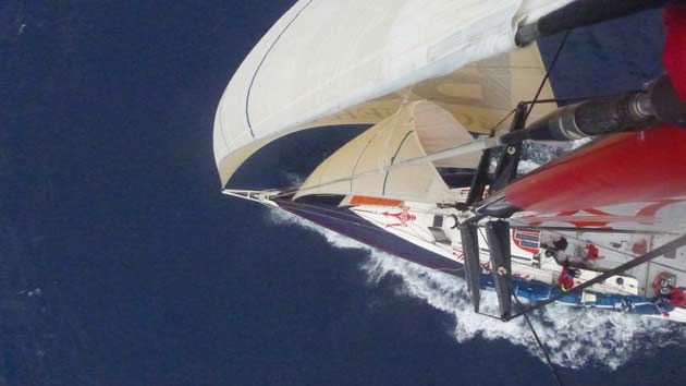 “玛莎拉蒂号”正以18节航速顺风行驶