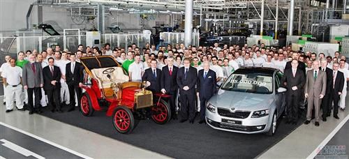 斯柯达品牌累计产量突破1500万辆