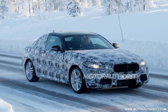 宝马2系Coupe谍照曝光 预计2014年发布